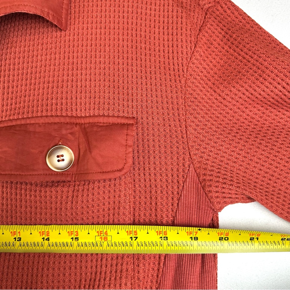 Automet Waffle Knit Button Down Shirt Casual NWT - Picture 9 of 10